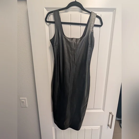 Commando | Dresses | Commando Black Faux Leather Dress | Poshmark